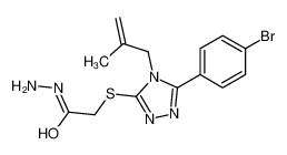 5899-50-3 structure, C14H16BrN5OS