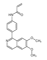 83633-14-1 N-[4-(6,7-dimethoxyisoquinolin-1-yl)phenyl]prop-2-enamide