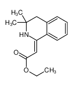 132067-89-1 ethyl (2Z)-2-(3,3-dimethyl-2,4-dihydroisoquinolin-1-ylidene)acetate