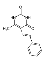 (5Z)-6-methyl-5-(phenylhydrazinylidene)pyrimidine-2,4-dione 15020-66-3