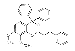 1044218-03-2 7,8-dimethoxy-2-phenethyl-4,4-diphenyl-4H-benzo[d][1,3]dioxine