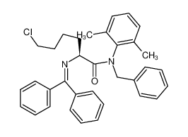 830326-43-7 (S)-N-benzyl-6-chloro-N-(2,6-dimethylphenyl)-2-((diphenylmethylene)amino)hexanamide