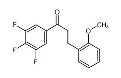 3-(2-methoxyphenyl)-1-(3,4,5-trifluorophenyl)propan-1-one 898774-19-1