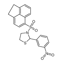 3-(1,2-Dihydro-5-acenaphthylenylsulfonyl)-2-(3-nitrophenyl)-1,3-t hiazolidine