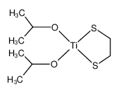 27244-92-4 structure, C8H18O2S2Ti