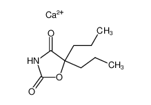 calcium,5,5-dipropyl-1,3-oxazolidine-2,4-dione 6622-32-8