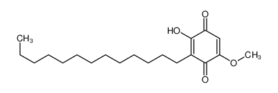 2-Hydroxy-5-methoxy-3-tridecyl-1,4-benzoquinone 19833-82-0