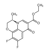 ethyl (R)-(+)-9,10-difluoro-2,3-dihydro-3-methyl-7-oxo-7H-pyrido[1,2,3-de][1,4]benzoxazine-6-carboxylate