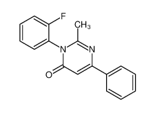 87356-67-0 3-(2-氟苯基)-2-甲基-6-苯基-4(3H)-嘧啶酮