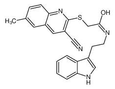 602294-12-2 structure, C23H20N4OS