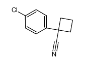 1-(4-chlorophenyl)cyclobutane-1-carbonitrile 28049-61-8