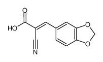 51066-70-7 spectrum, 2-cyano-3-(3',4'-methylenedioxy-1'-phenyl)acrylic acid