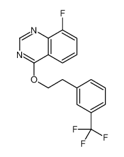 8-fluoro-4-[2-[3-(trifluoromethyl)phenyl]ethoxy]quinazoline 124428-57-5