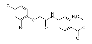 6986-96-5 structure, C17H15BrClNO4