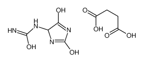 butanedioic acid,(2,5-dioxoimidazolidin-4-yl)urea 4492-74-4