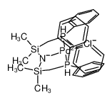 77593-60-3 structure, C30H38ClNP2PdSi2