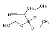 2-triethoxysilylpropanenitrile 17932-62-6