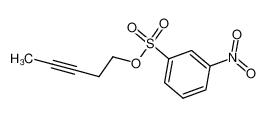 17714-50-0 spectrum, pent-3-yn-1-yl 3-nitrobenzenesulfonate