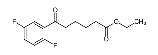 乙基6-(2,5-二氟苯基)-6-氧代己酸酯