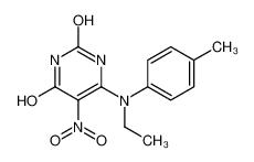 6-(N-ethyl-4-methylanilino)-5-nitro-1H-pyrimidine-2,4-dione 62348-40-7