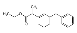 125443-18-7 ethyl 2-<3-benzylcyclohex-1-enyl>propionate