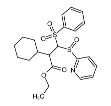 146352-35-4 spectrum, ethyl 2-cyclohexyl-3-(phenylsulfonyl)-3-(pyridin-2-ylsulfinyl)propanoate