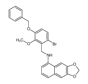 95712-58-6 N-(3'-(benzyloxy)-6'-bromo-2'-methoxybenzyl)-6,7-(methylenedioxy)-1-naphthylamine