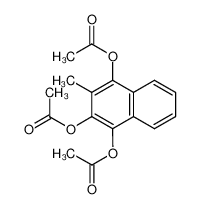 604-86-4 spectrum, 1,2,4-triacetoxy-3-methylnaphthalene