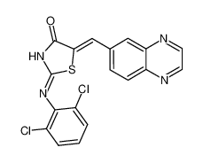 1025821-33-3 structure, C18H10Cl2N4OS