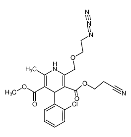 103069-48-3 spectrum, 2-<(2-azidoethoxy)methyl>-4-(2-chlorophenyl)-3-(2-cyanoethoxycarbonyl)-5-methoxycarbonyl-6-methyl-1,4-dihydropyridine