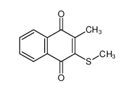 2-methyl-3-methylsulfanylnaphthalene-1,4-dione 2593-55-7