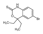 6-溴-4,4-二乙基-1H-苯并[d][1,3]噁嗪-2(4h)-硫酮