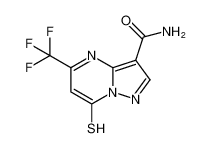 120490-37-1 structure, C8H5F3N4OS