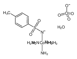 78891-47-1 structure, C7H19ClCoN6O7S+