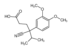 36622-23-8 4-cyano-4-(3,4-dimethoxyphenyl)-5-methyl hexanoic acid