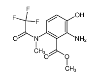 81550-83-6 methyl 3-hydroxy-6-(N-methyltrifluoroacetamido)-anthranilate