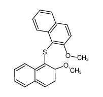 118096-99-4 spectrum, bis(2-methoxy-1-naphthyl) sulphide