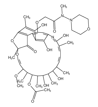 Rifamycin B methylmorpholinylamide 17863-72-8