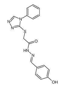 59909-06-7 structure, C17H15N5O2S