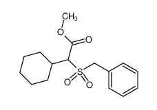 84228-98-8 methyl 2-benzylsulfonyl-2-cyclohexylacetate