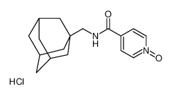 N-(Adamantan-1-ylmethyl)isonicotinamide 1-oxide hydrochloride (1: 1) 61876-38-8