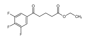 ethyl 5-oxo-5-(3,4,5-trifluorophenyl)pentanoate 898752-52-8