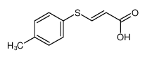 710-38-3 (E)-3-(4-methylphenyl)sulfanylprop-2-enoic acid