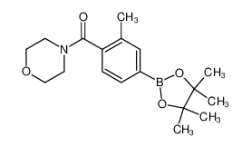 [2-methyl-4-(4,4,5,5-tetramethyl-[1,3,2]dioxaborolan-2-yl)-phenyl]-morpholin-4-yl-methanone 1013643-15-6