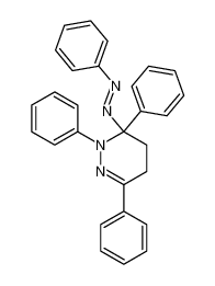 phenyl-(2,3,6-triphenyl-4,5-dihydropyridazin-3-yl)diazene 53670-09-0