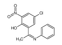 6-(1-anilinoethylidene)-4-chloro-2-nitrocyclohexa-2,4-dien-1-one 112932-66-8