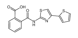 2-[(4-thiophen-2-yl-1,3-thiazol-2-yl)carbamoyl]benzoic acid 325807-37-2