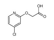 2-(4-chloropyridin-2-yl)oxyacetic acid 89692-15-9