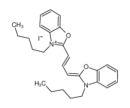 3,3'-Dipentyloxacarbocyanine iodide,DiOC5(3) 53213-81-3