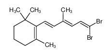 100846-84-2 spectrum, 2-((1E,3E)-6,6-dibromo-3-methylhexa-1,3,5-trien-1-yl)-1,3,3-trimethylcyclohex-1-ene